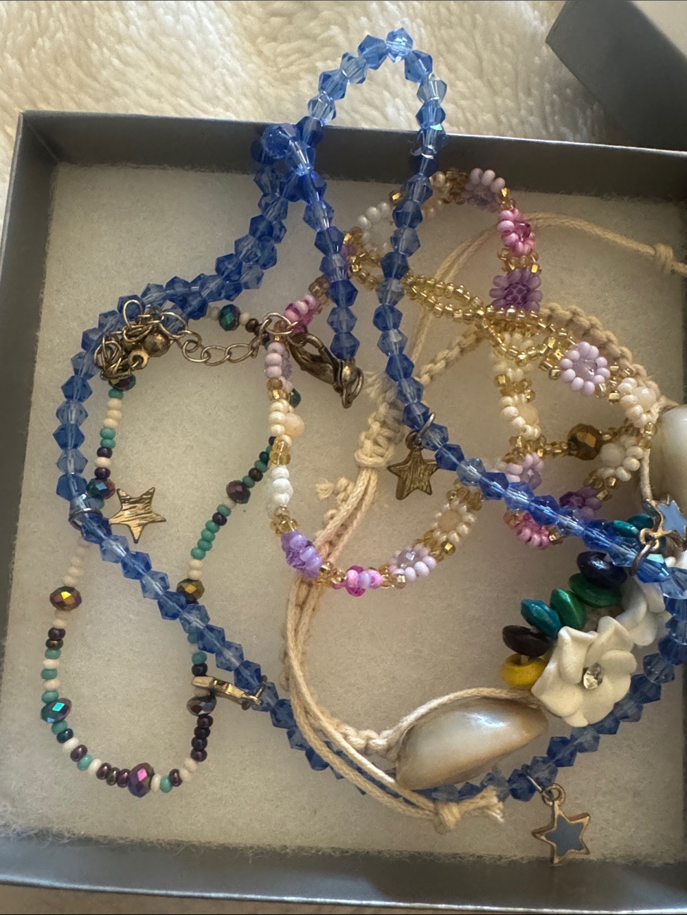 Bundle of fun beaded beach jewelry